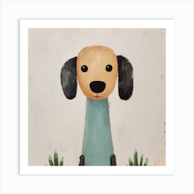 Dog In A Sweater Art Print