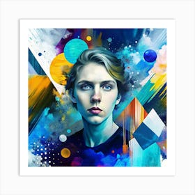 Portrait Of A Young Girl Art Print