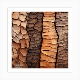 Tree Bark Texture 3 Art Print
