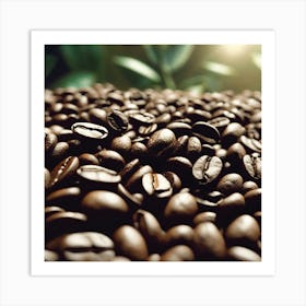 Coffee Beans 76 Art Print