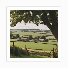 Country Landscape Art Print