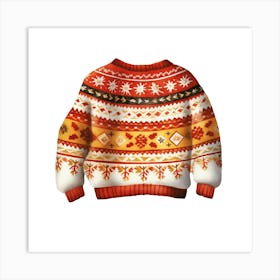 Christmas Sweater Art Print