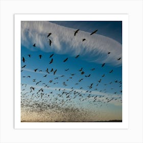 Flock Of Birds Art Print