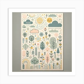 Nursery Rug Art Print