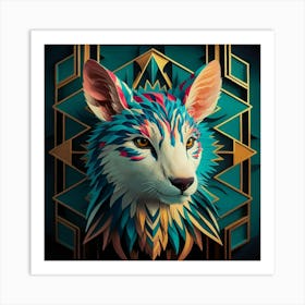 Wolf Head Art Print