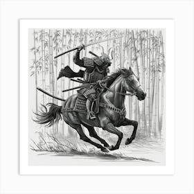 Samurai Art 98 Art Print