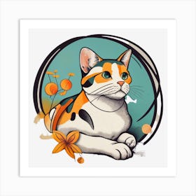 Lovely cat Art Print