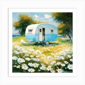 Daisy Field Art Print