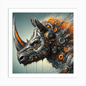 Rhino 1 Art Print