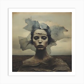 Woman'S Head Art Print