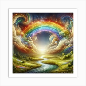 Rainbow In The Sky Art Print