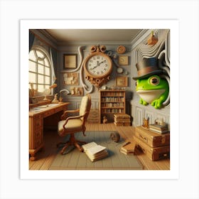 Frog Room Art Print