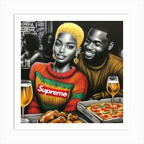 Supreme Pizza 10 Art Print