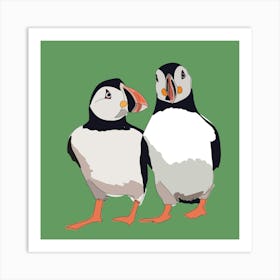 Alright Puffin Art Print