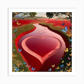 Heart Of Love Art Print