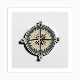 Compass Art Print