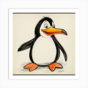 Penguin 21 Art Print