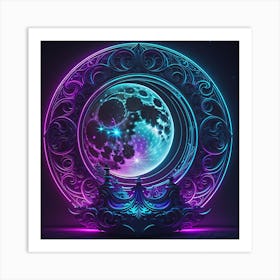 Enchanted Nightfall Art Print