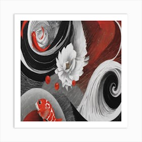 Koi Fish 2 Art Print