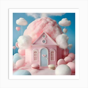 House In The Clouds Art Print