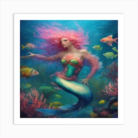 Mermaid 1 Art Print