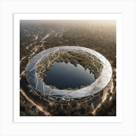 Shanghai Stadium Art Print