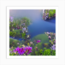 Flora Stock Videos & Royalty-Free Footage Art Print