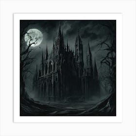 Gothic Castle 1 Art Print