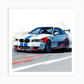 Bmw M3 Gt Art Print