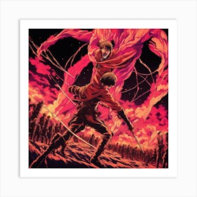 Attack on titan Art Print