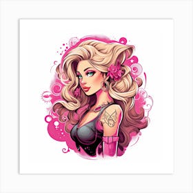 Barbie Girl Art Print