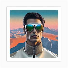 Man In Sunglasses 3 Art Print