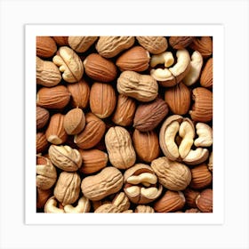 Nuts And Hazelnuts 3 Art Print