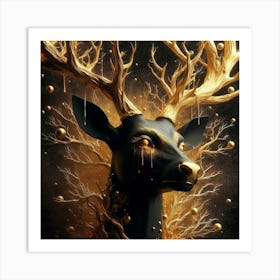 Deer Art 5 Art Print