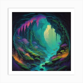 Veiled Splendor 1 Art Print