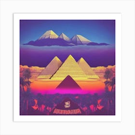 Egyptian Pyramids 2 Art Print