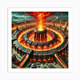 Inferno Nexus Secure Territories Art Print