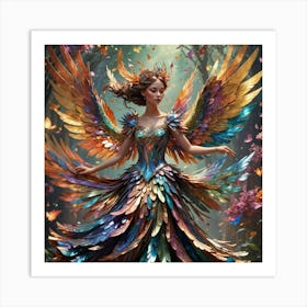 Colorful Fairy Art Print