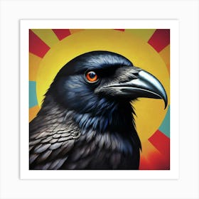 Raven 3 Art Print