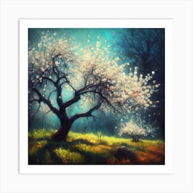 Blossoming Tree Art Print