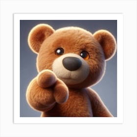 Teddy Bear 42 Art Print