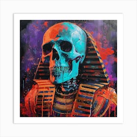 Egyptian Skull Art Print