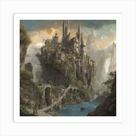 Fantasy Castle Art Print