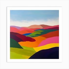 Abstract Travel Collection Lesotho 3 Art Print