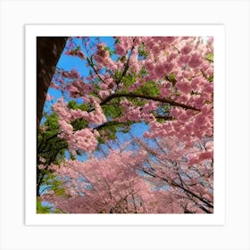 Spring Season Sakura Flowers Adeline Yeo Art Print