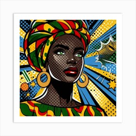 Chinyere Pop African Woman  Art Print