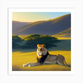 Lion King 1 Art Print