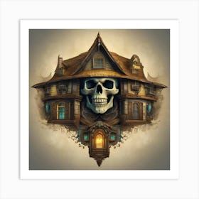 House in the Woods Art Print