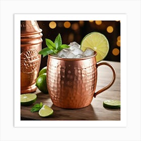 Illustrative Albedo Moscow Mule Art 3 Art Print