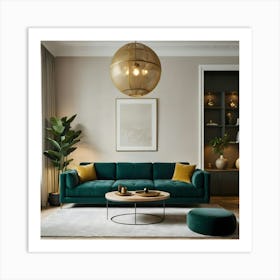 Modern Living Room 109 Art Print